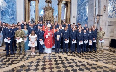 Força Aérea Portuguesa: D. Sérgio Dinis desafiou 57 crentes a serem “testemunhas corajosas” na Igreja de Nossa Senhora do Rosário de Fátima, Lisboa