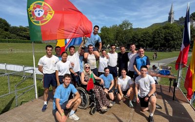 Cadetes portugueses brilham na 66.ª Peregrinação Militar Internacional a Lourdes e conquistam terceiro lugar no Challenge International des Blessés-Valides