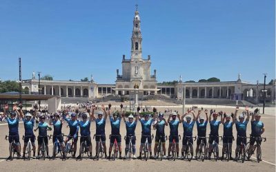 Guarda Nacional Republicana: IV Peregrinação em Bicicleta ao Santuário de Nossa Senhora de Fátima, por militares do CTer Bragança