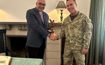 Bispo das Forças Armadas visita militares da 20.ª FND que se preparam para a República Centro-Africana